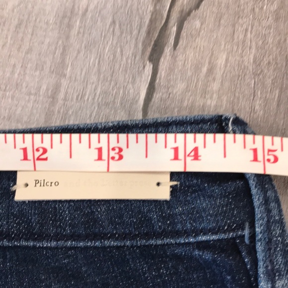 Anthropologie slim boyfriend jeans sequins NWT 8 - Picture 8 of 10